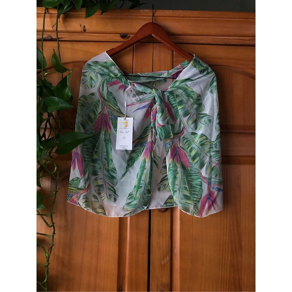 Tinibikini Trópica Babe Swim Cover Up Pink/Combo SZ OSFA